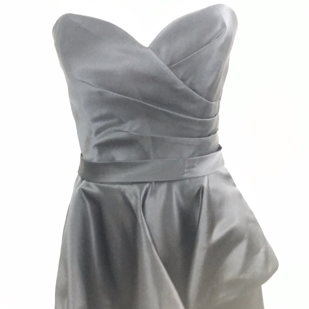 Belsoie Strapless Ruffle Formal Dress - Size 12 - Picture 2 of 10